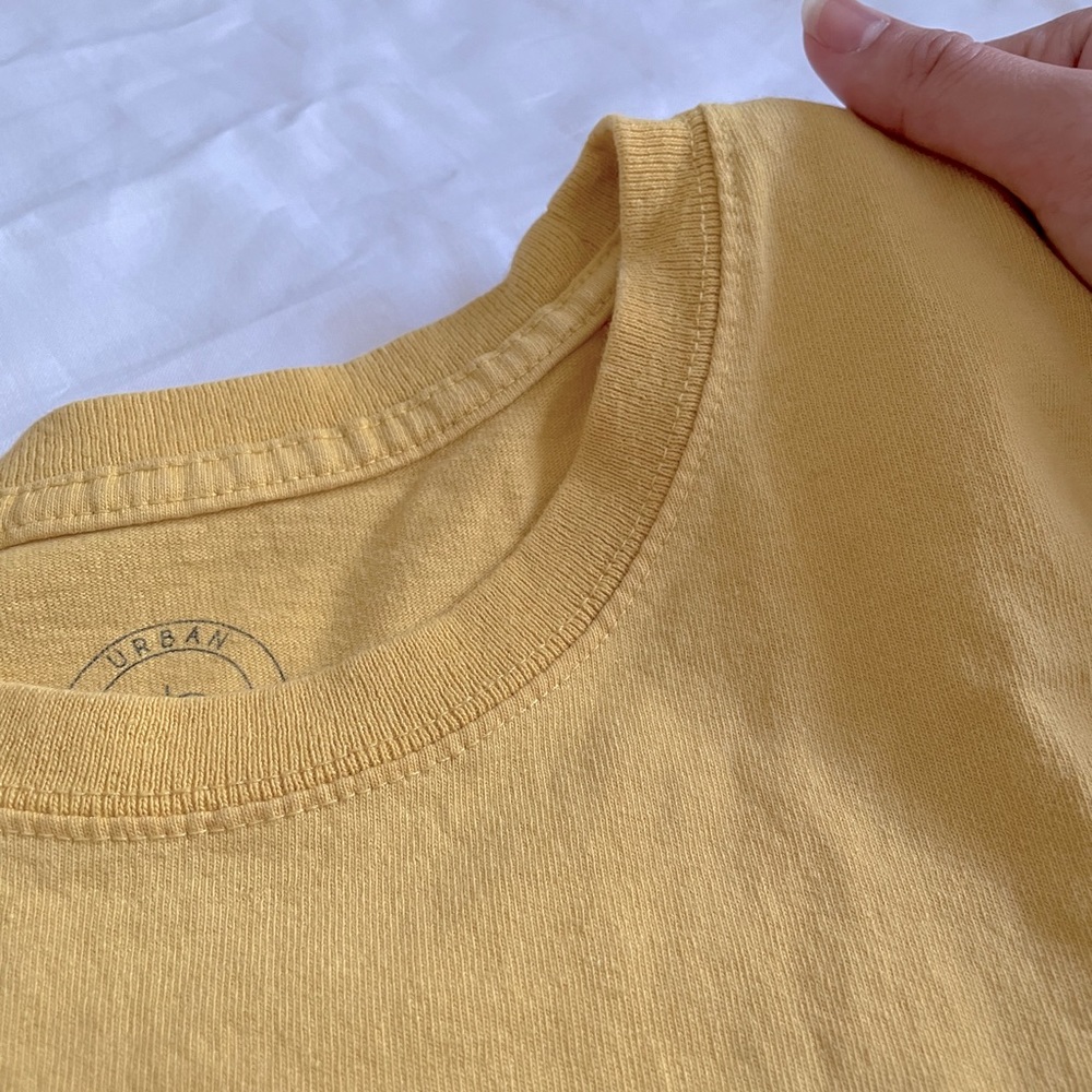 UrbanOutfitters SMALL yellow cotton top